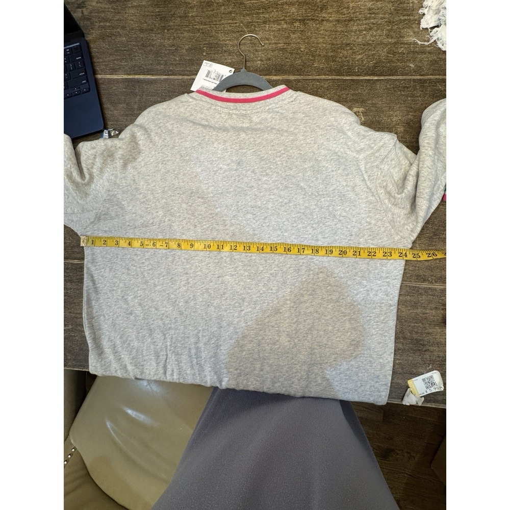 Shiraleah Pickleballer Sweatshirt Size L Pink Green Preppy Country Club - Picture 10 of 13